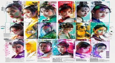 婷婷综合影视频道2026夏季新片推荐，展示多部热门影视作品海报拼图，色彩丰富视觉冲击强